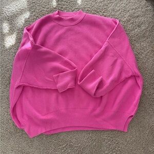 Free People Easy Street Tunic Size L NWT Vavavoom Pink